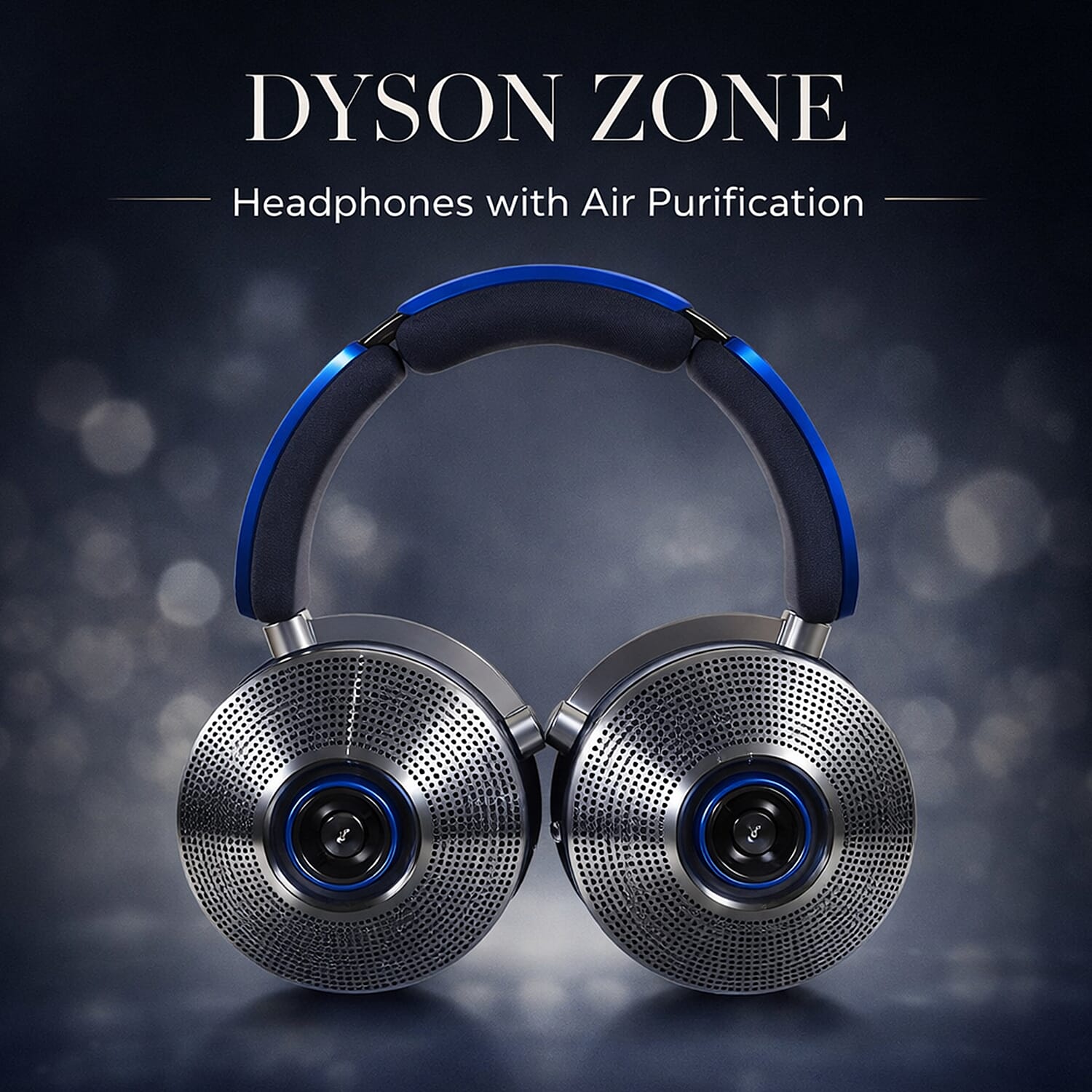 Dyson Zone Headphones With Air Purification, Advanced Noise Cancellation, Touch & Voice Control, Built-In Accelerometer, Beamforming & Noise-Cancelling Microphones, 50 hours run time