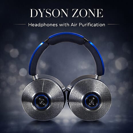 Dyson Zone Headphones With Air Purification, Advanced Noise Cancellation, Touch & Voice Control, Built-In Accelerometer, Beamforming & Noise-Cancelling Microphones, 50 hours run time