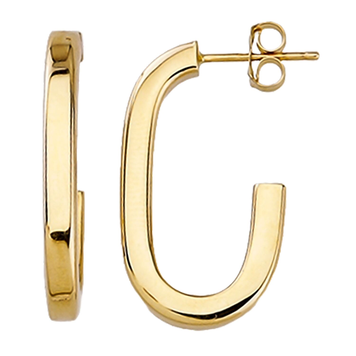 Vicenza Closeout Mega Deal - 9K Yellow Gold Earring with Push Back. Gold Wt 2.00 Gms