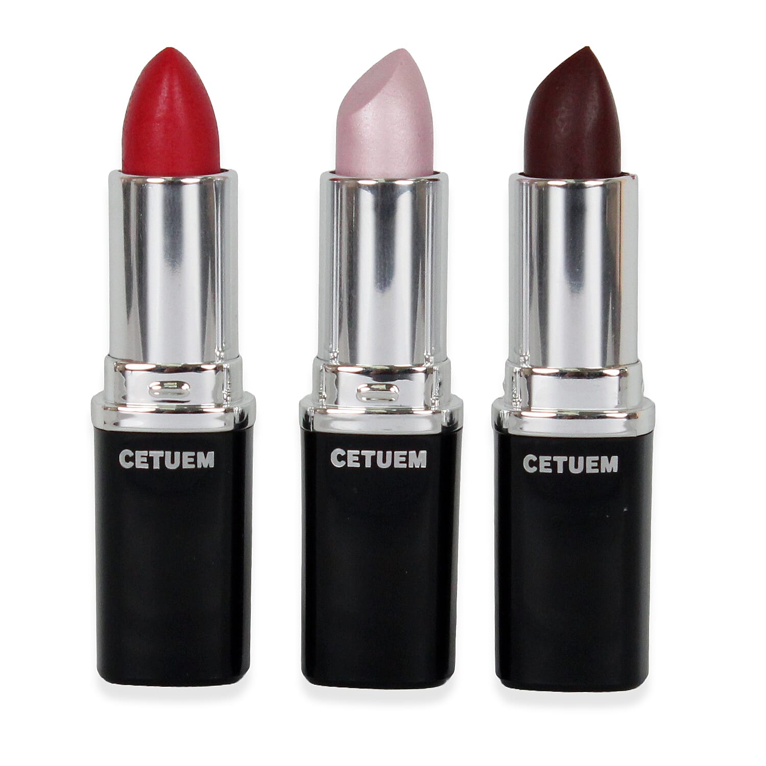 Cetuem Ultimate Lipstick Trio Bundle (Incl. Shade No. 47, 184,230)