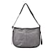 Closeout Deal- Genuine Leather Crossbody Bag with Adjustable Strap - Black