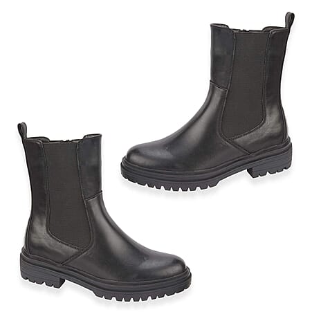 Shoes by Emma Ladies Shoe (Size 4) - Black Pu