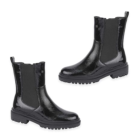 Shoes by Emma Ladies Shoe (Size 4) - Black Patent