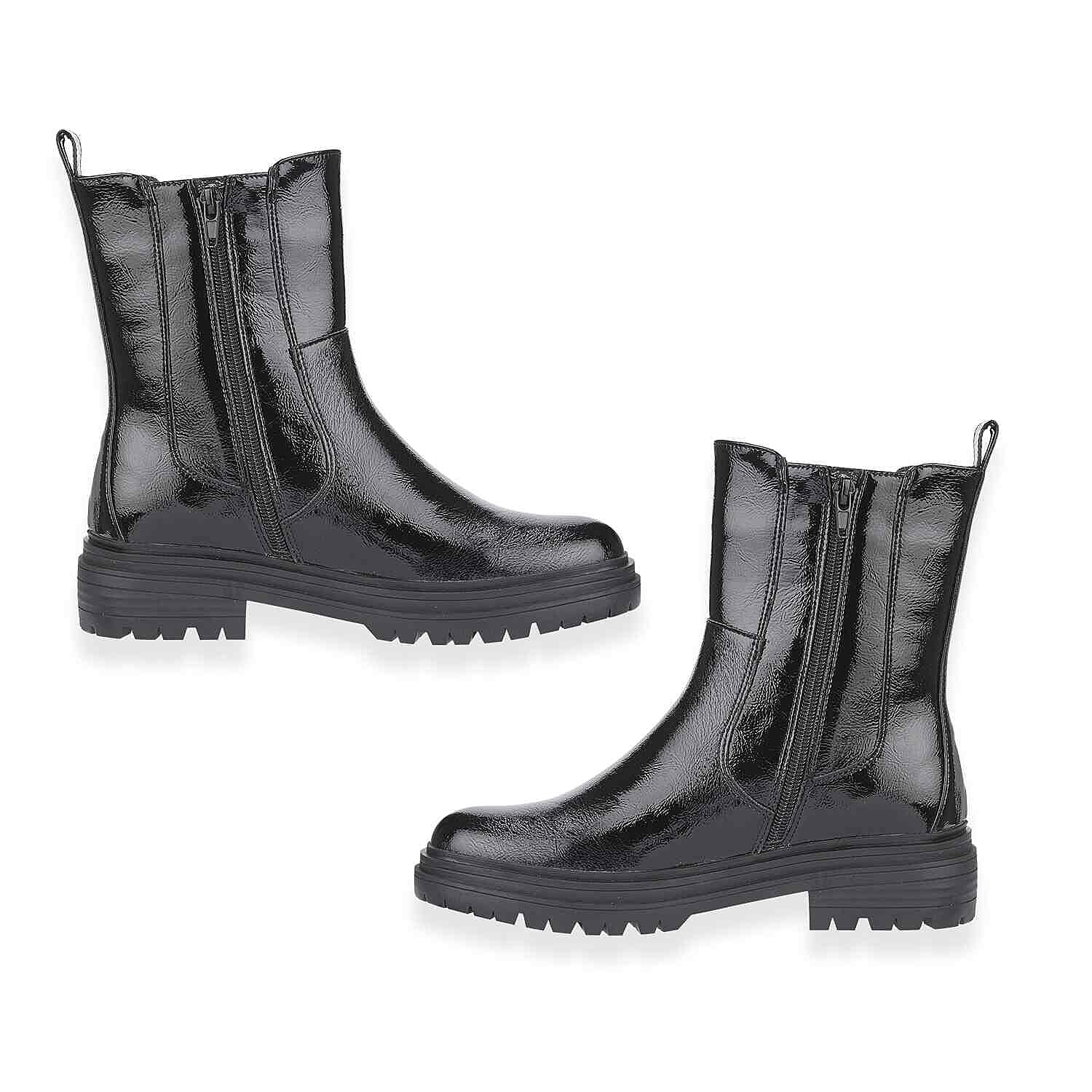 Shoes by Emma Ladies Shoe (Size 4) - Black Patent