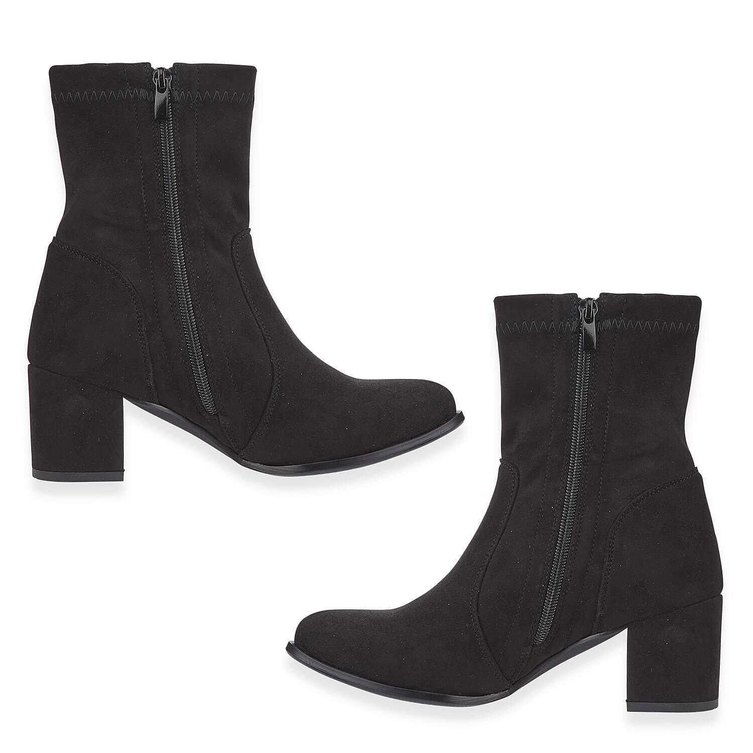 Emma CHLOE Stretch Ankle Heel Boots