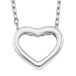 Brand New - Designer Inspired Heart Necklace (Size - 20-2 Ext) in Yellow Gold Tone