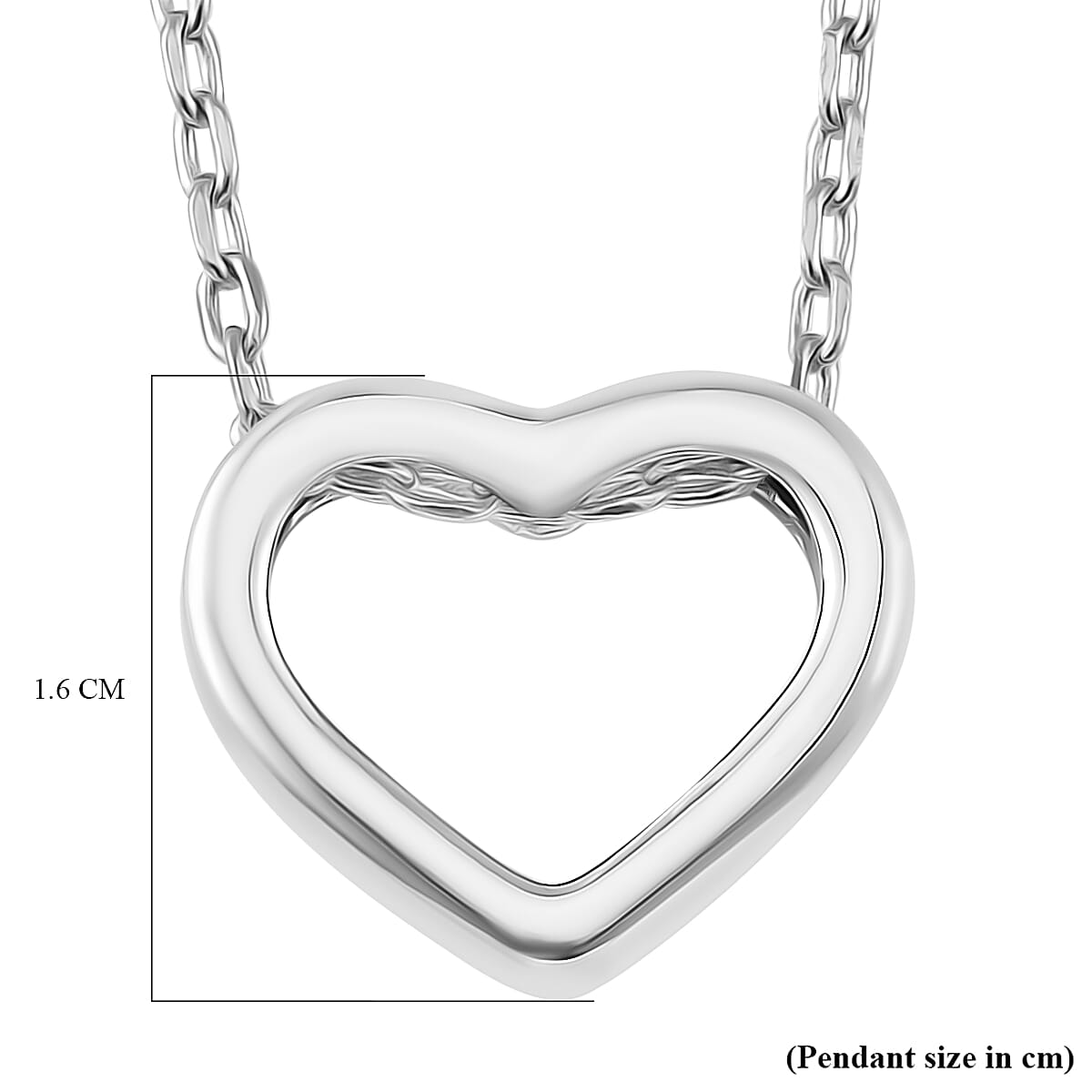 Brand New - Designer Inspired Heart Necklace (Size - 20-2 Ext)
