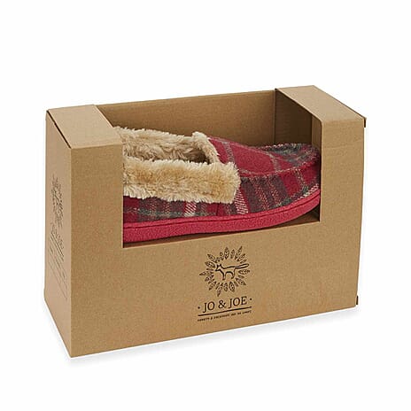 Jo & Joe Ladies Slipper (Size 5) - Red