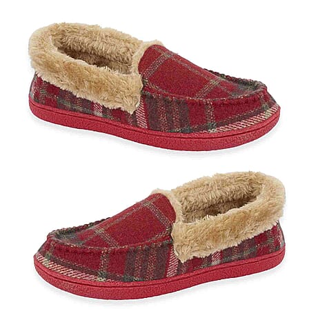 Jo & Joe Ladies Slipper (Size 6) - Red