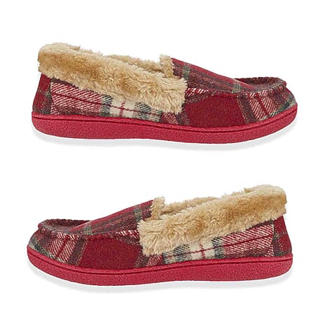 Jo & Joe Ladies Slipper (Size 6) - Red