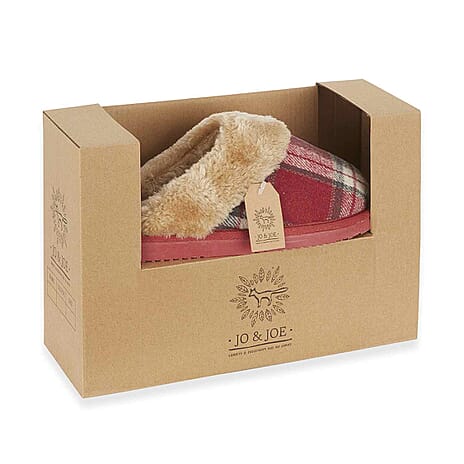 Jo & Joe Ladies Slipper (Size 5) - Red