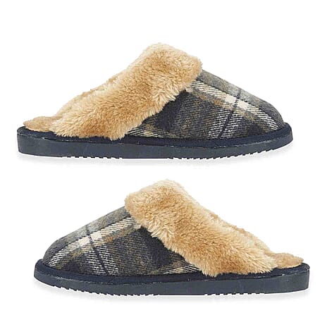 Jo & Joe Ladies Slipper (Size 5) - Navy