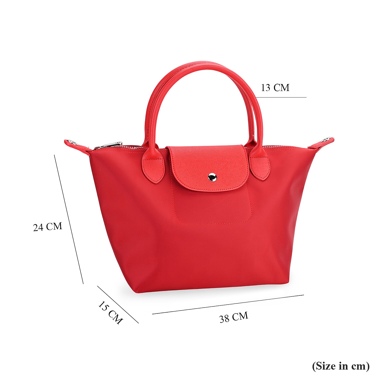 One Time Closeout - Designer Inspired Tote Bag (Size 38x15x24 cm) - Red One Time Closeout - Designer Inspired Tote Bag (Size 38x15x24 cm) - Red