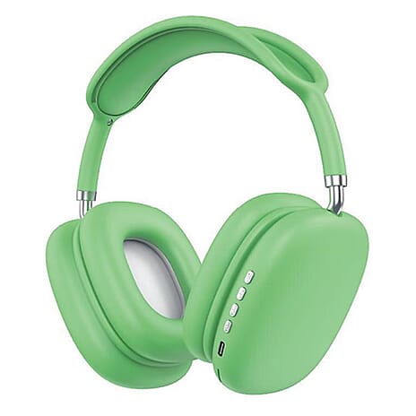 Wireless Bluetooth Headphone with Noise Cancellation - Green