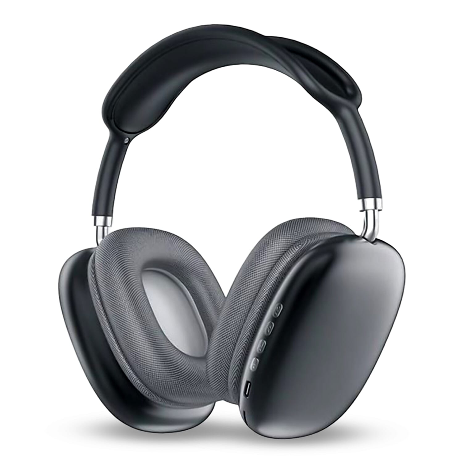 Wireless Bluetooth Headphone with Noise Cancellation - Black
