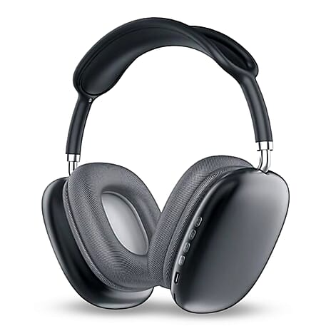 Wireless Bluetooth Headphone with Noise Cancellation - Black