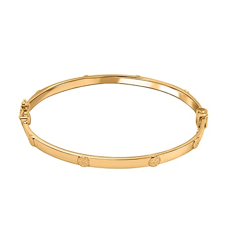 Maestro Collection Designer Inspired - 9K Yellow Gold Bangle Gold Wt. 4.20 Gms.