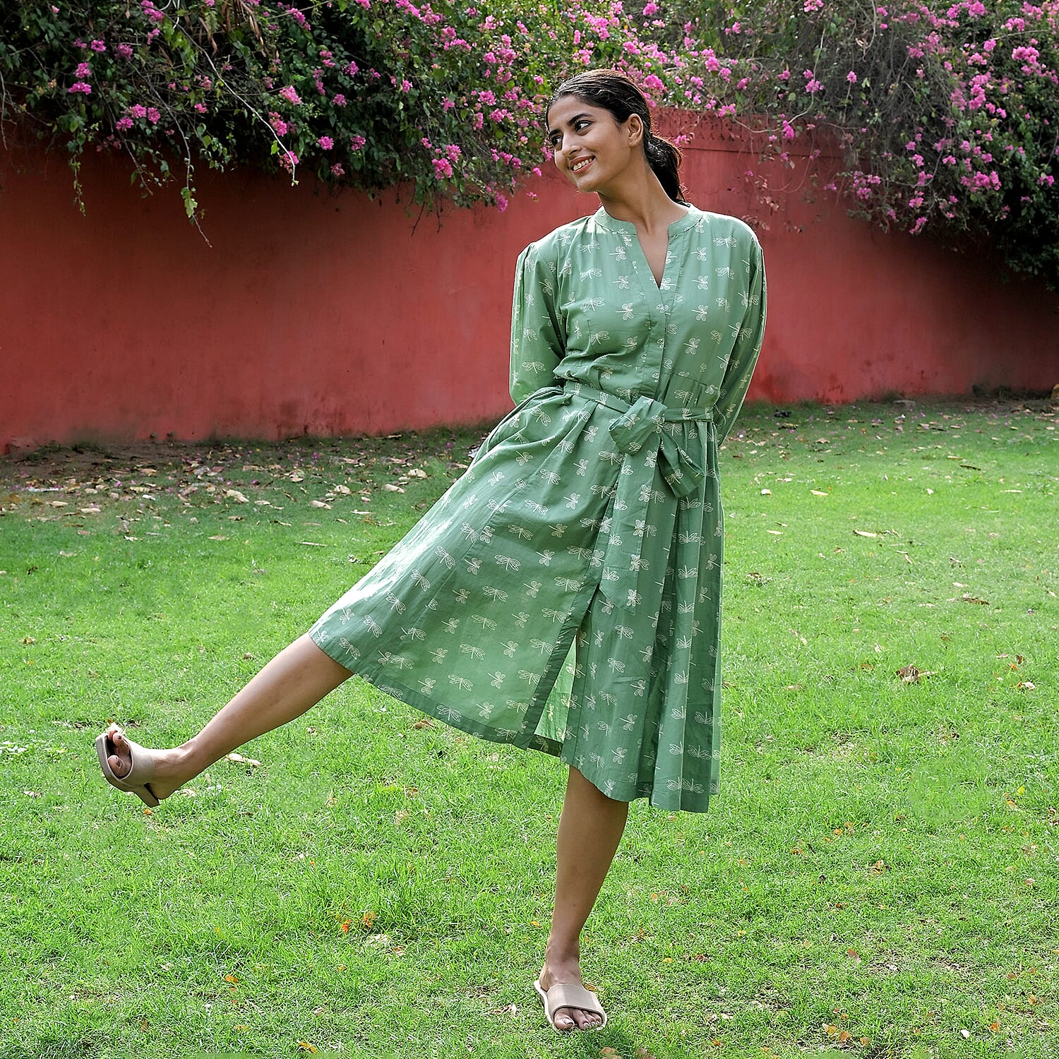 Pure Cotton Block Dress Pure Cotton Block Dress