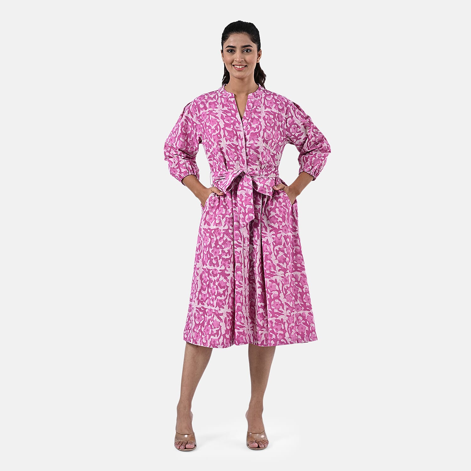 La Marey Cotton Block Dress