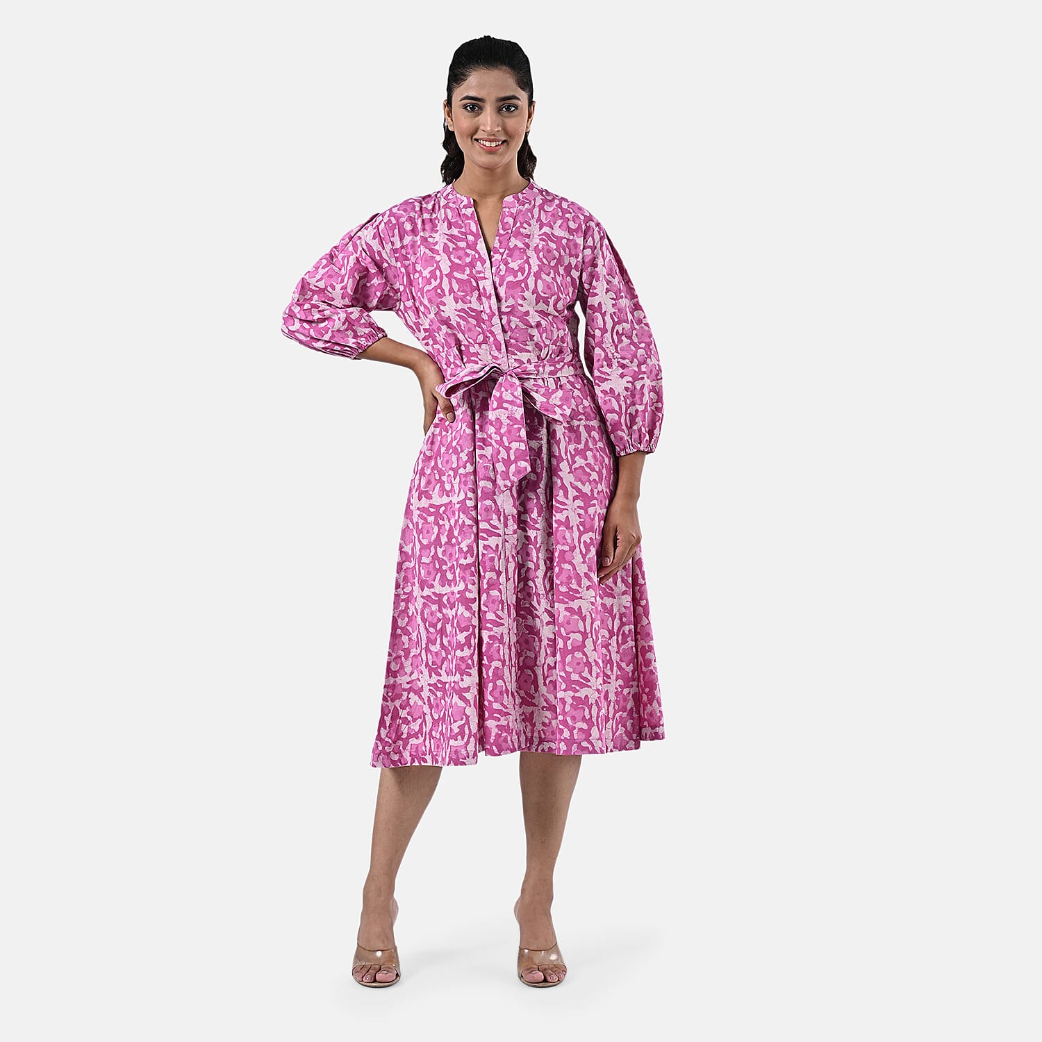 La Marey Cotton Block Dress