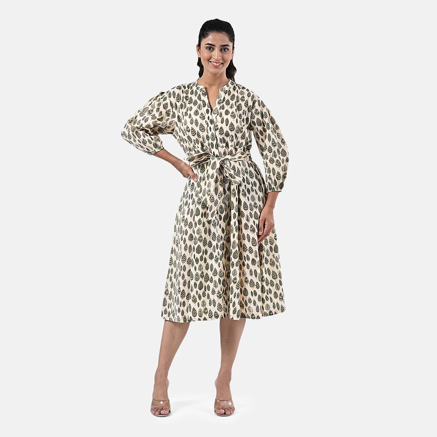 La Marey Cotton Block Dress