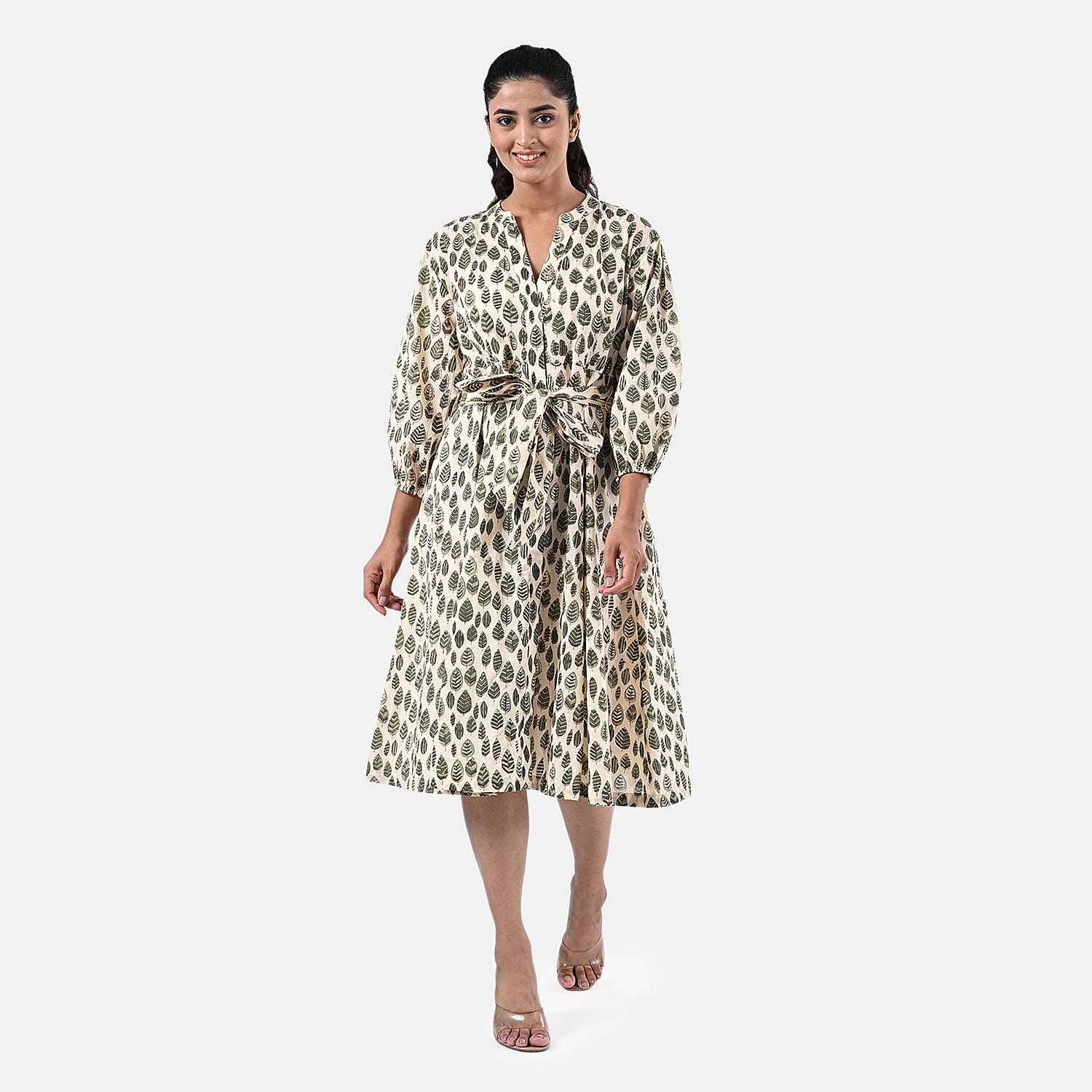 La Marey Cotton Block Dress