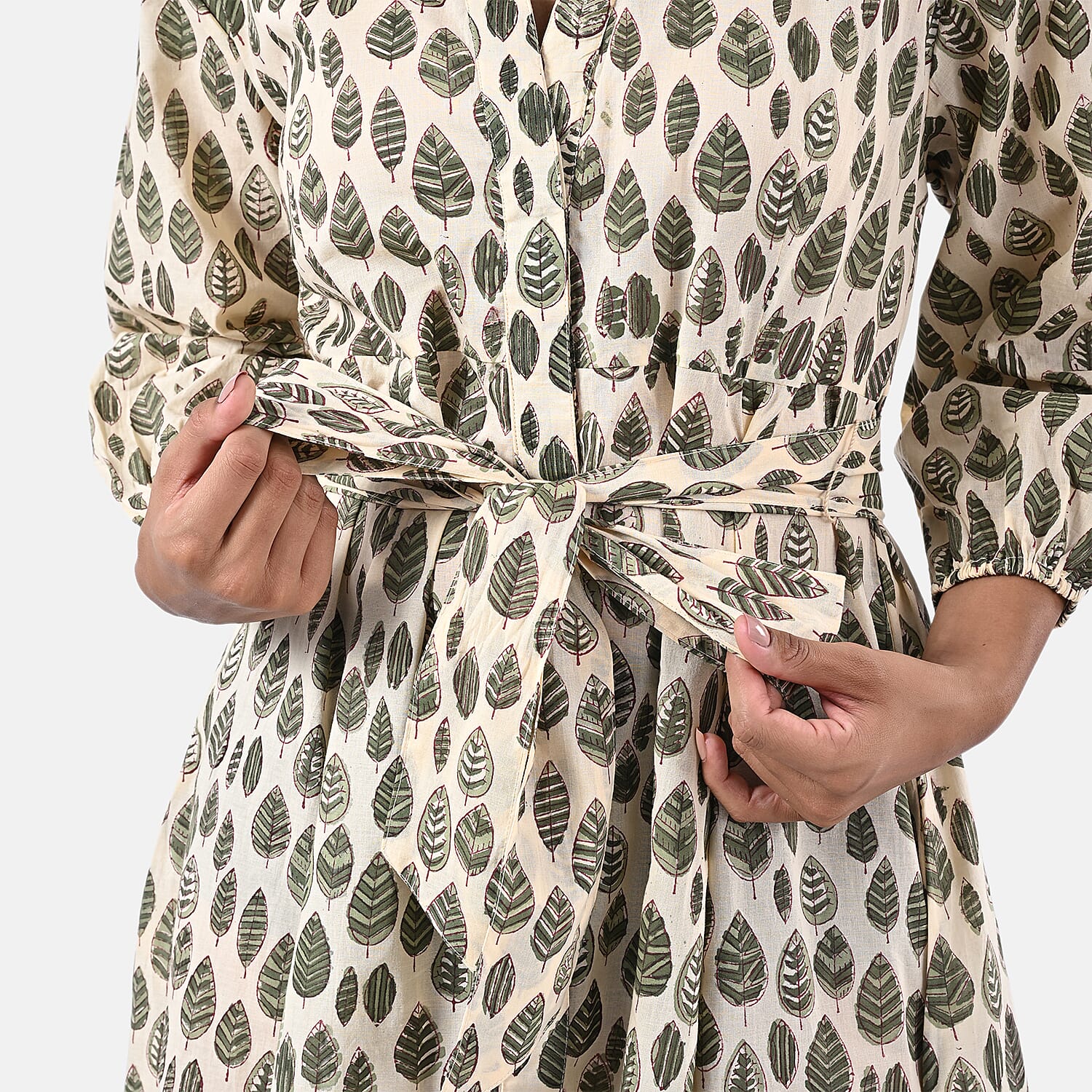 La Marey Cotton Block Dress