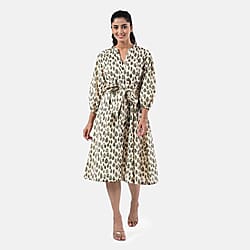 La Marey Cotton Block Dress