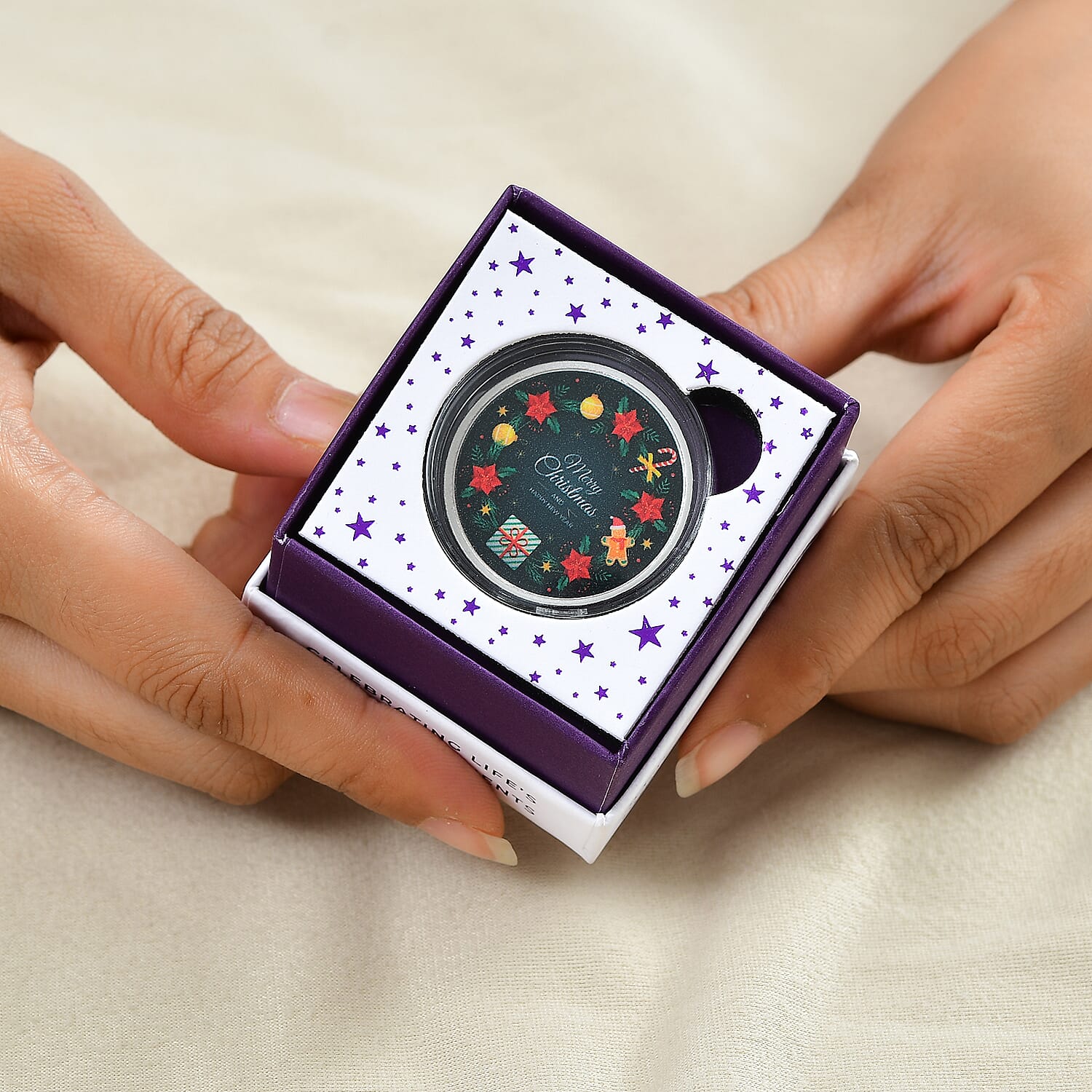 First Time Ever - Christmas Silver Coin ( 99.9% purity ), Silver Wt.10 Gms