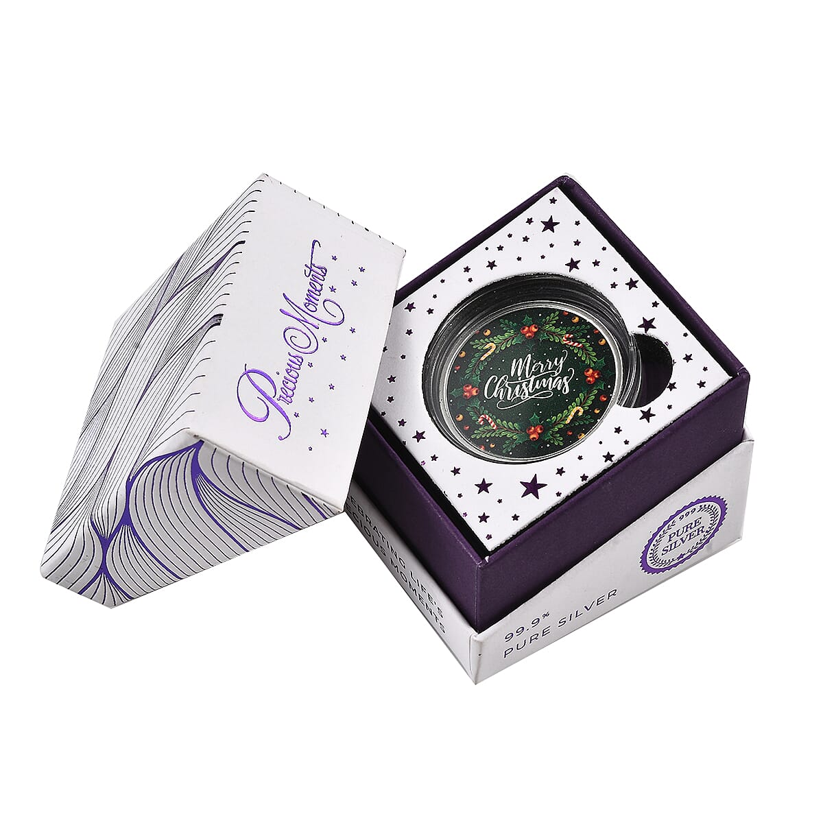 First Time Ever - Christmas Silver Coin ( 99.9% purity ), Silver Wt.10 Gms