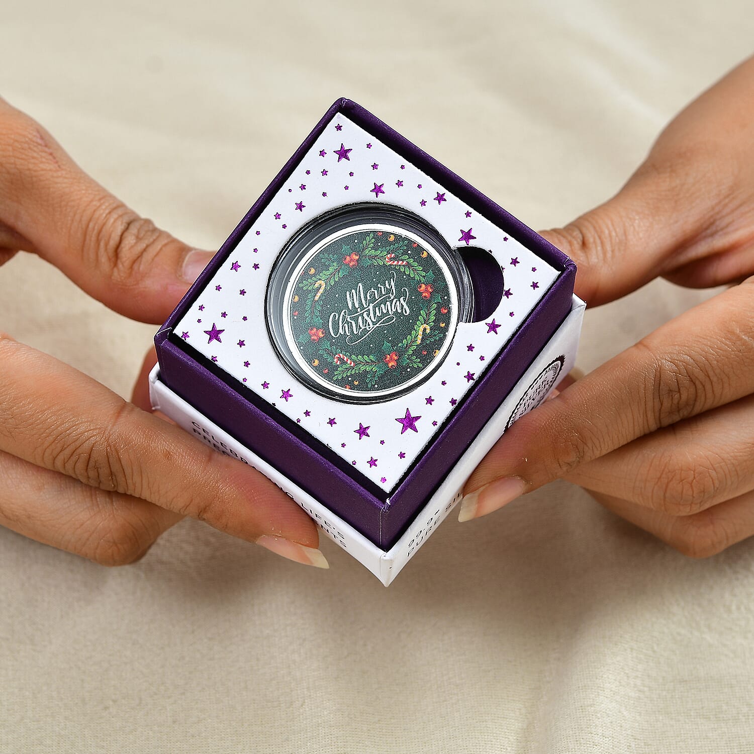 First Time Ever - Christmas Silver Coin ( 99.9% purity ), Silver Wt.10 Gms