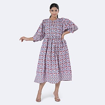 https://tjcuk.sirv.com/Products/79/8/7989986/La-Marey-Womens-Hand-Block-Print-Cotton-Dress-with-Bottom-Sleeve-Hem-B_7989986_2.jpg?w=342&h=342
