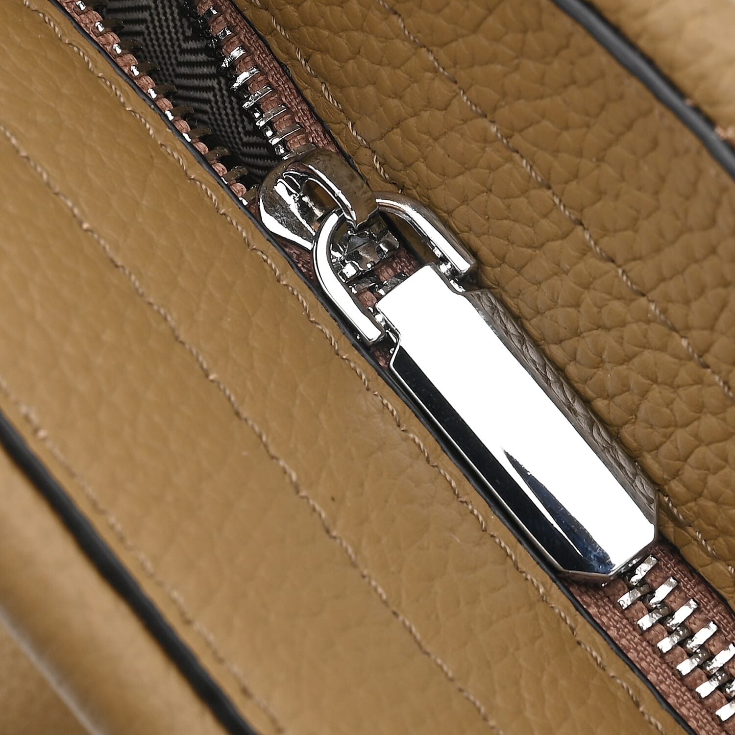Closeout Deal- 100% Genuine Leather Bag - Khaki Closeout Deal- 100% Genuine Leather Bag - Khaki