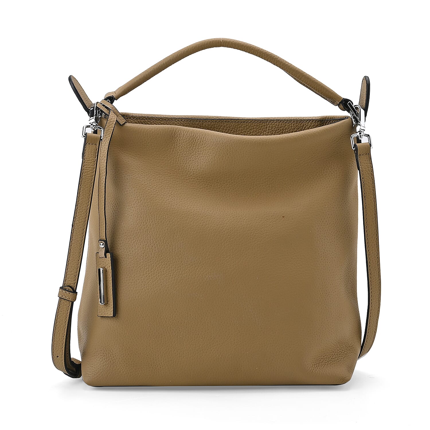 Closeout Deal- 100% Genuine Leather Bag - Khaki Closeout Deal- 100% Genuine Leather Bag - Khaki