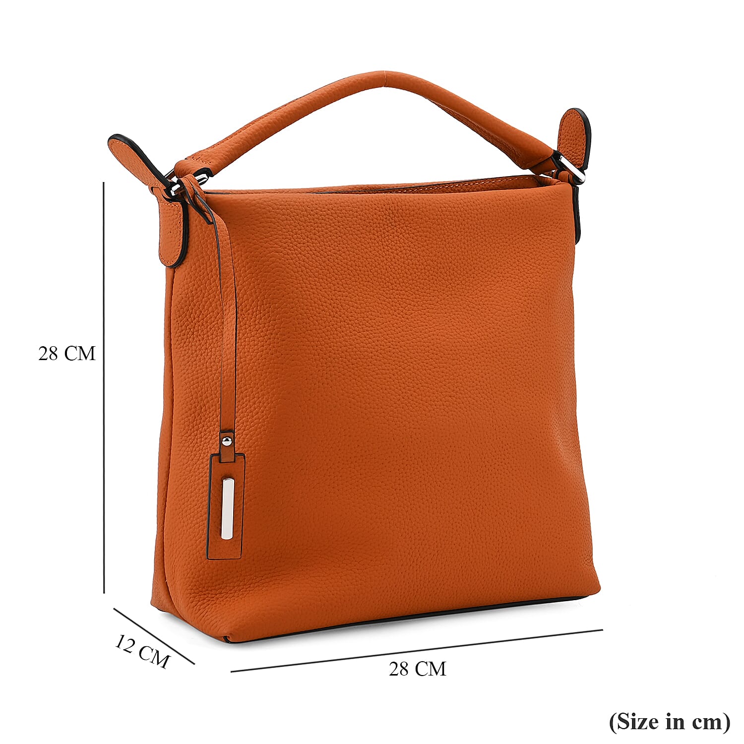 Closeout Deal- 100% Genuine Leather Hobo Bag - Tan Closeout Deal- 100% Genuine Leather Hobo Bag - Tan