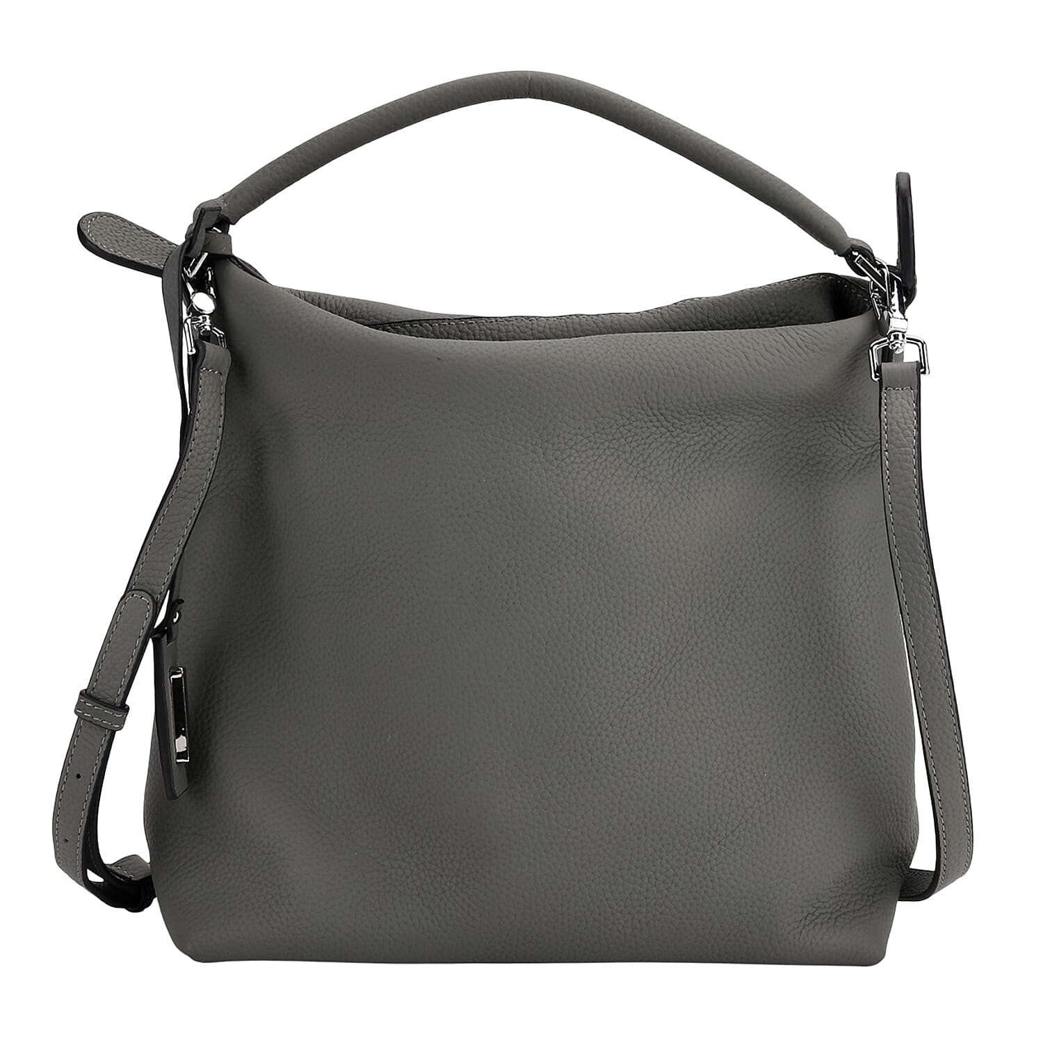 Closeout Deal- 100% Genuine Leather Hobo Bag - Blue Closeout Deal- 100% Genuine Leather Hobo Bag - Blue