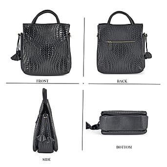 https://tjcuk.sirv.com/Products/79/9/7990441/Leather-Patterned-Crossbody-Bag-Size-29x15x31-cm-Black-Black_7990441_3.jpg?w=342&h=342