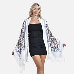 Embroidery Super Soft Shawl 