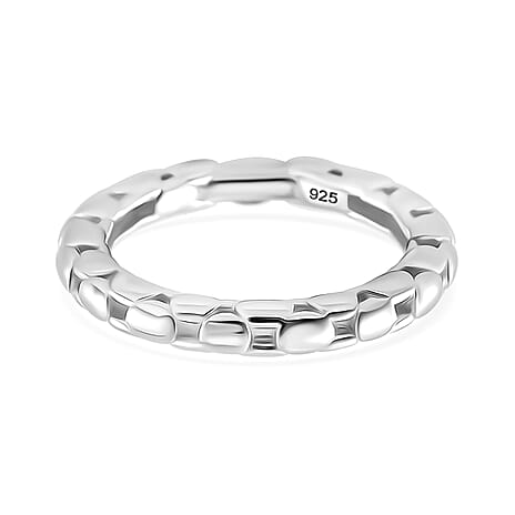LUCY Q - Bubble Collection Rhodium Overlay Sterling Silver Ring