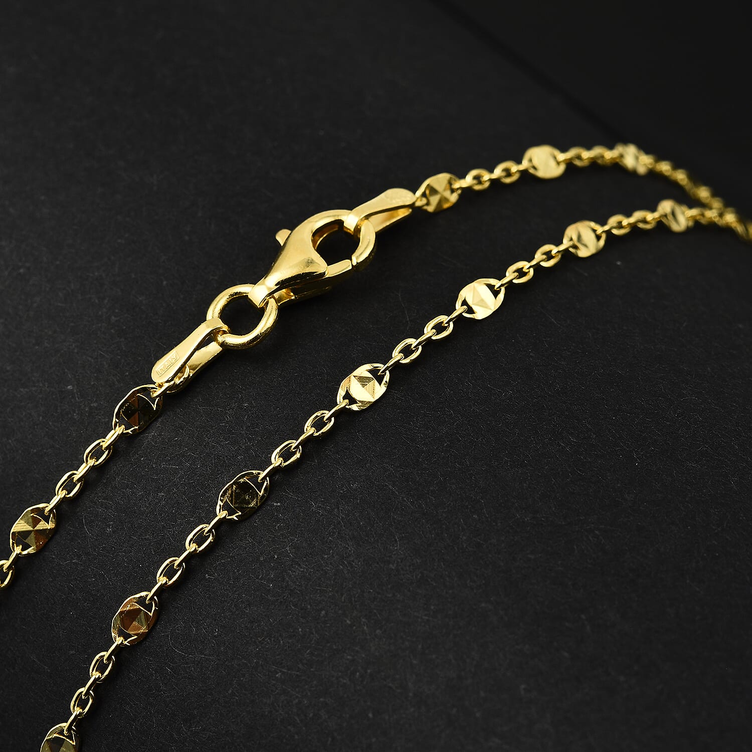 ONE TIME CLOSE OUT DEAL - Mariner Gold Overlay Sterling Silver Chain  (Size - 20)