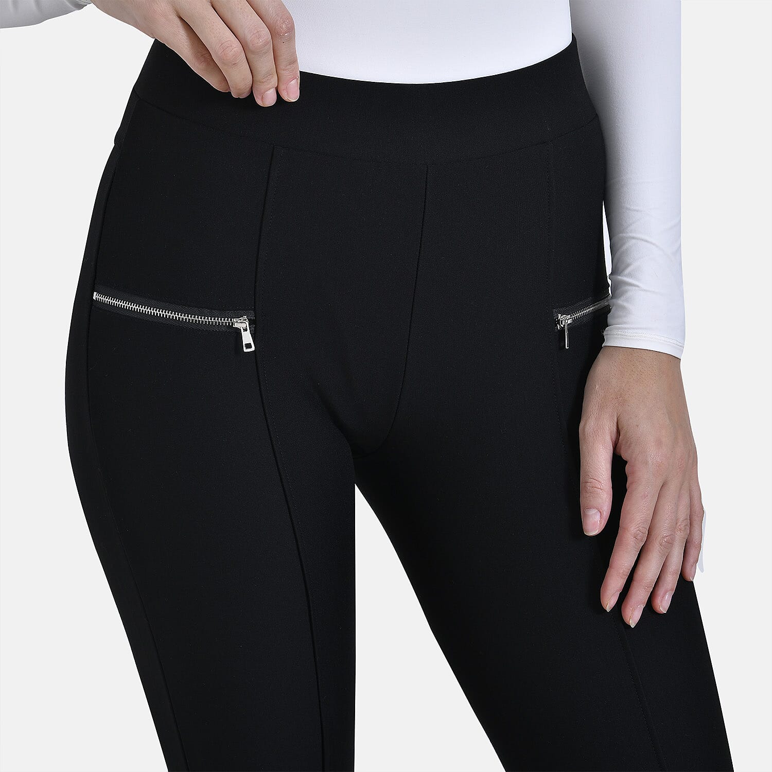 La marey Pantone Trousers with Zipper