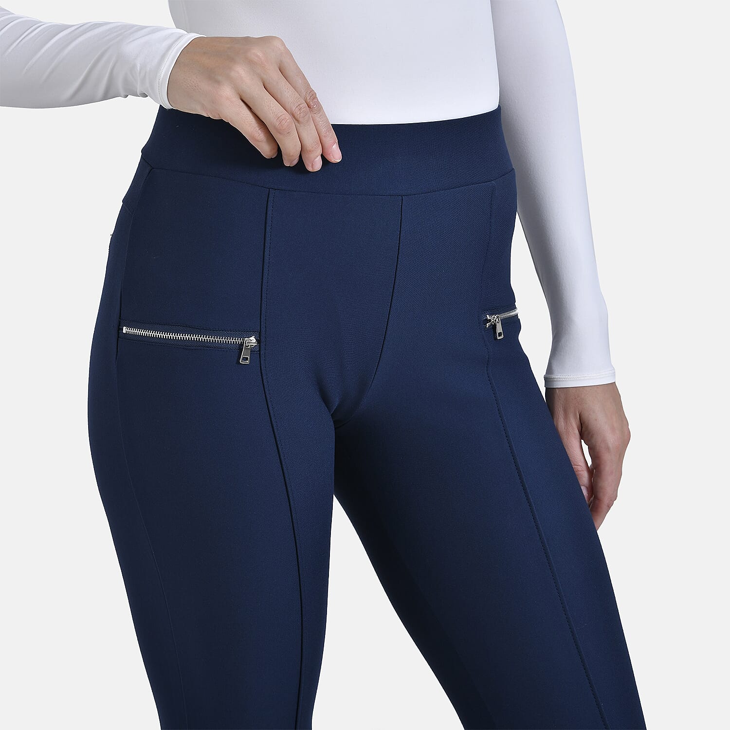 La marey Pantone Trousers with Zipper La marey Pantone Trousers with Zipper