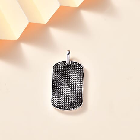 Black Diamond Tag Pendant