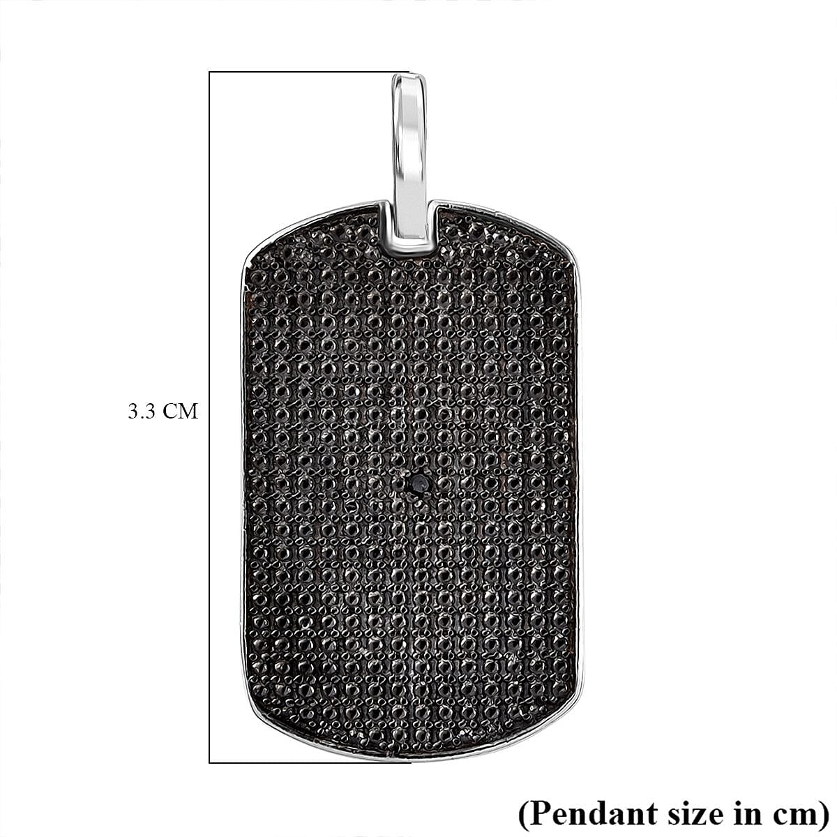 Black Diamond Tag Pendant