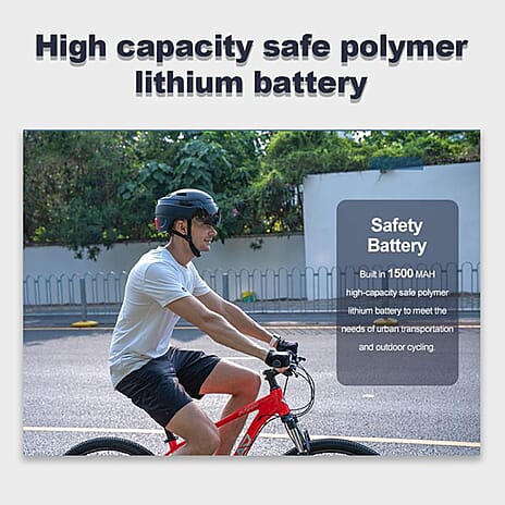 Smart Electric Helmet with Turn Signals - Auto Brake Detection