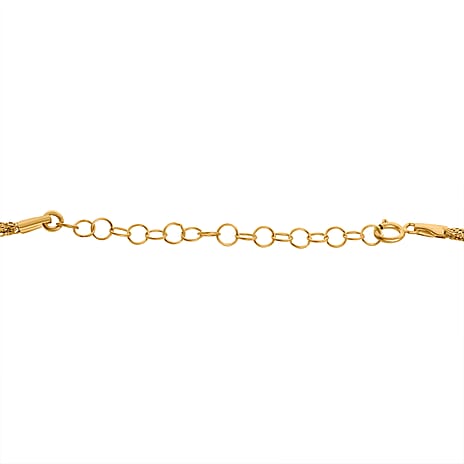 OneTime Close Out - 14K Yellow Gold Omega Memory Necklace (Size - 18 with Ext.) with Spring Ring Clasp