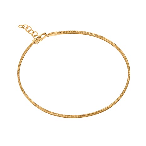 OneTime Close Out - 14K Yellow Gold Omega Memory Bracelet (Size - 7-0.5) with Spring Ring Clasp