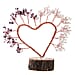 Hand Made Amethyst & Rose Quartz Heart Tree
