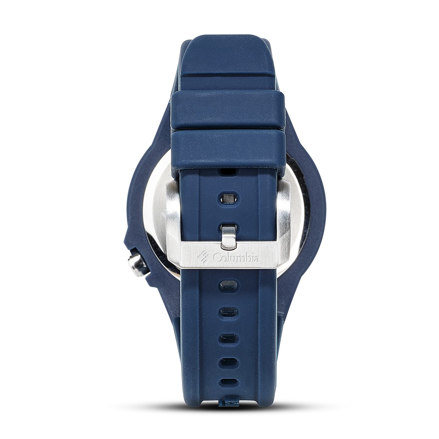 Columbia Trailhead Quartz Movt. 5ATM WR White Dial Mens Watch with Blue Silicone Starp Columbia Trailhead Quartz Movt. 5ATM WR White Dial Mens Watch with Blue Silicone Starp