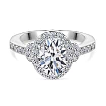 LUXURIANT 2.5 Ct. Lab Grown Diamond Halo Ring in 950 Platinum, IGI Certified